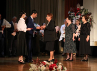 Сухумские педагоги Ира Агрба и Белла Хагба приняли участие в церемонии чествования заслуженных учителей Абхазии